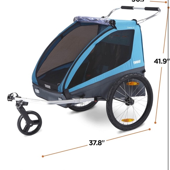 Thule Coaster XT 2 Seat Bicycle Trailer & Stroller - Picture 2 of 8